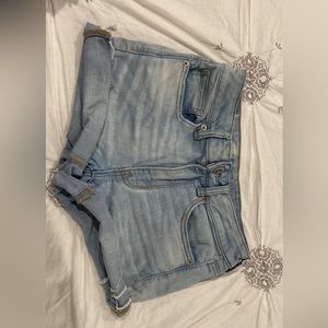 AE Hi-Rise Shortie Denim Shorts